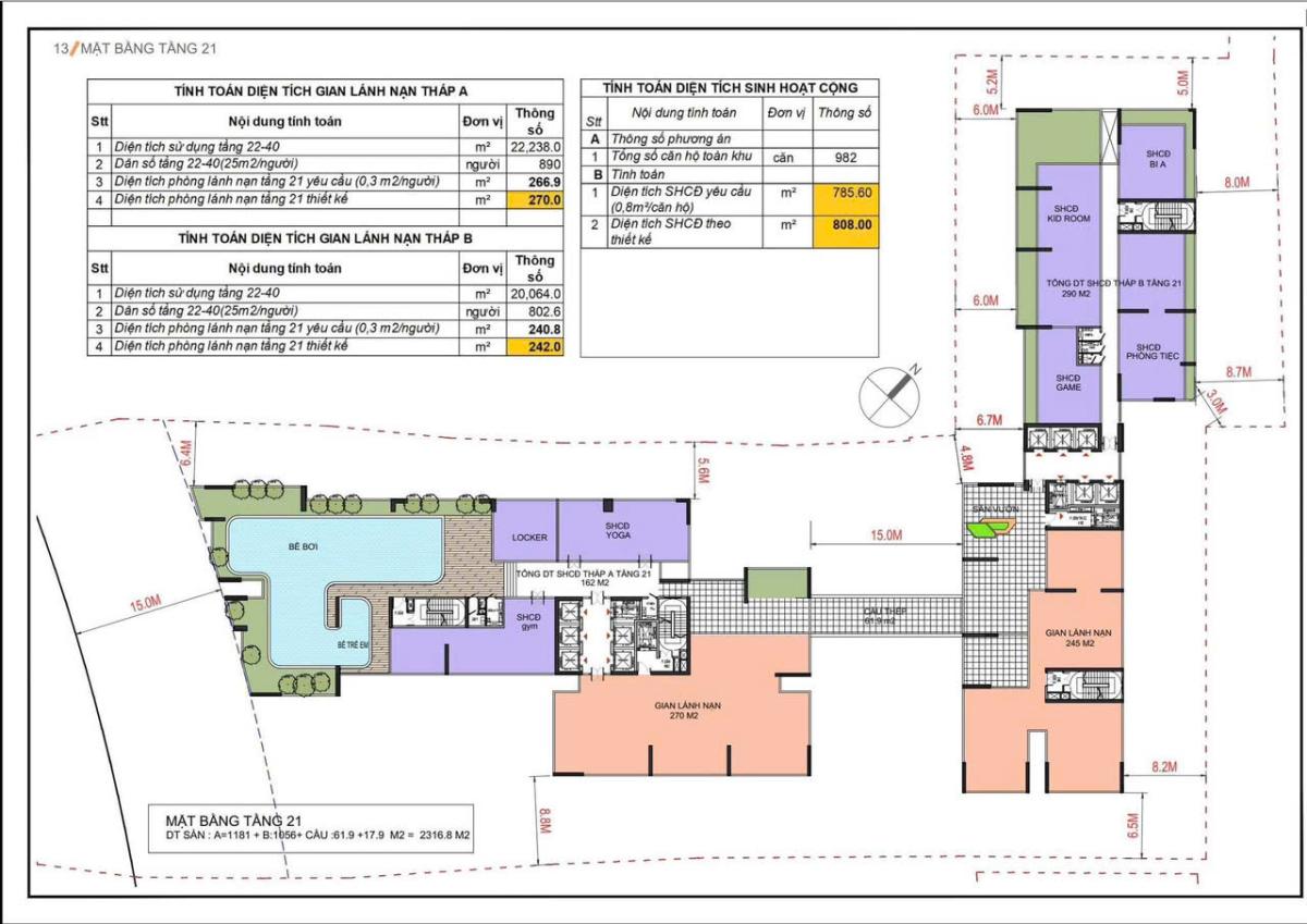 Mặt bằng A&T Saigon Riverside