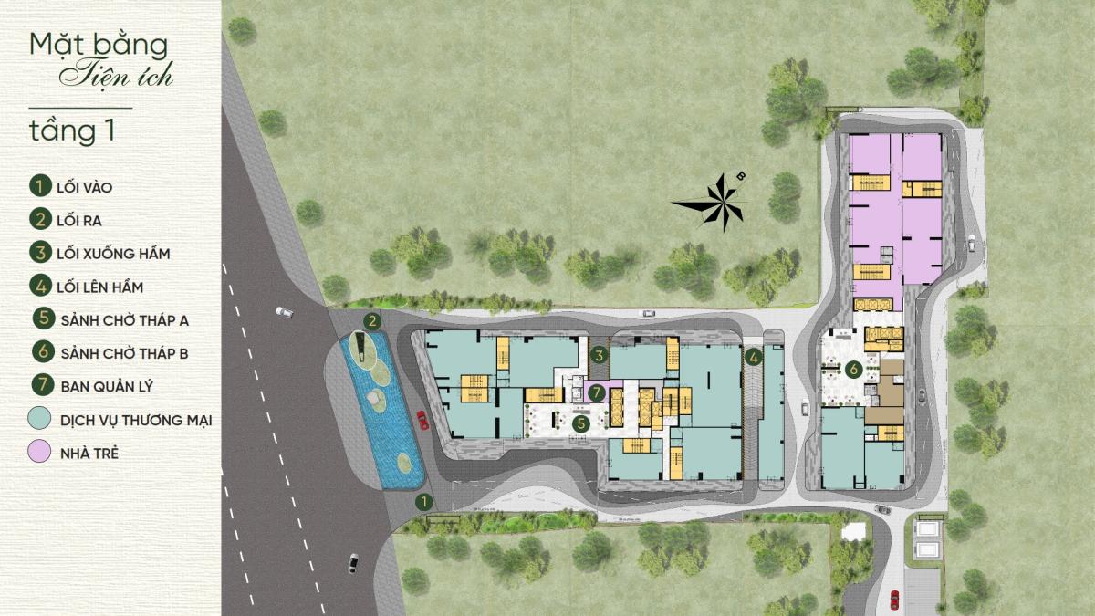 Mặt bằng A&T Saigon Riverside