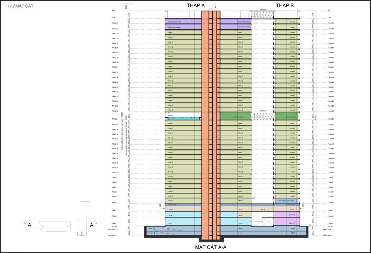 Mặt bằng A&T Saigon Riverside